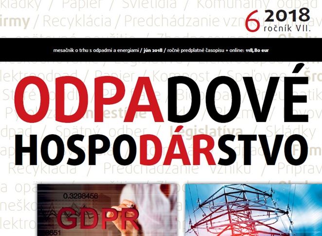 Čo by vám nemalo ujsť. ODPADOVÉ HOSPODÁRSTVO, 2018/06